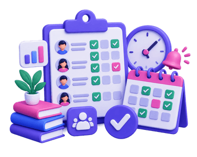 Attendance & Leave illustration