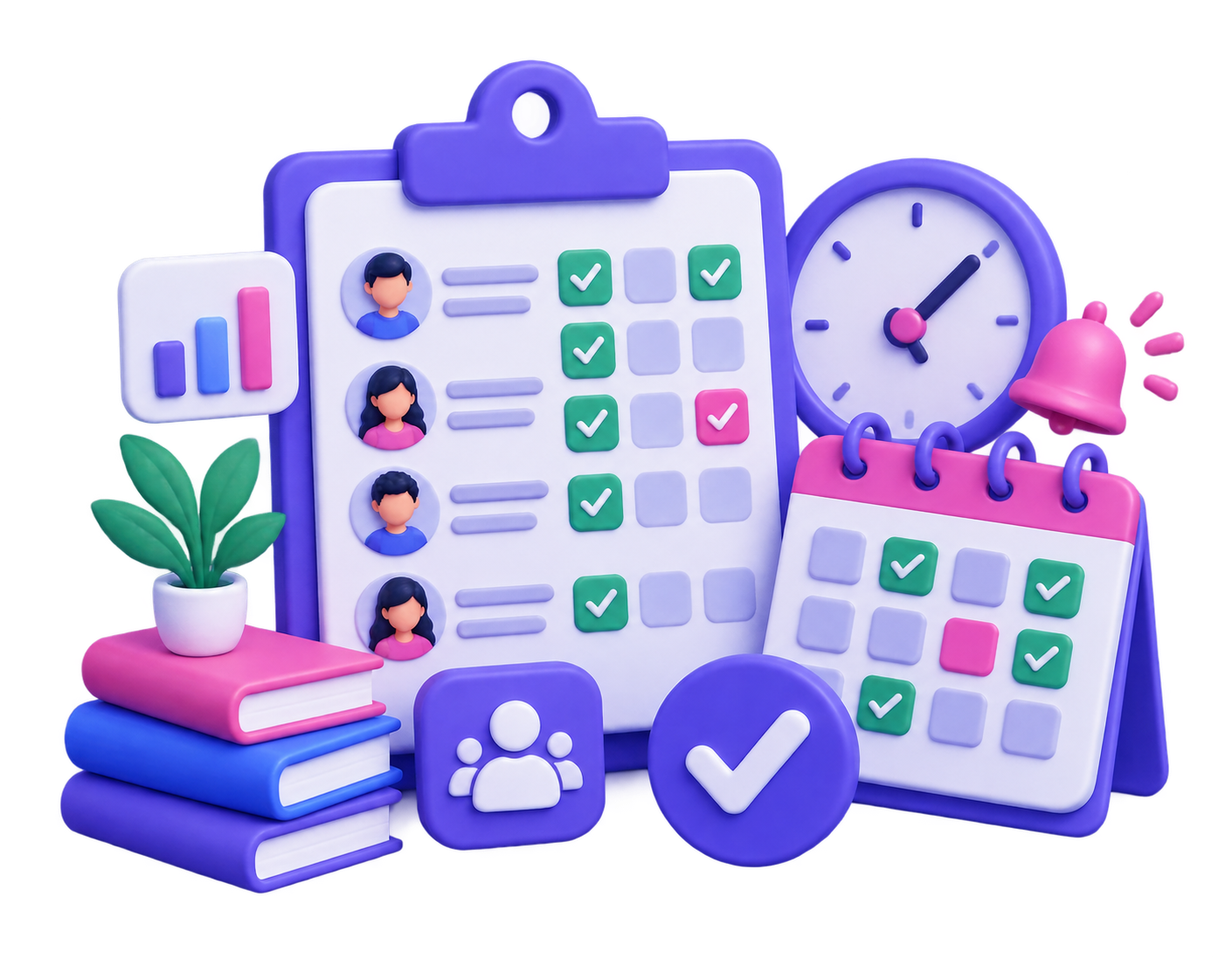 Attendance & Leave illustration